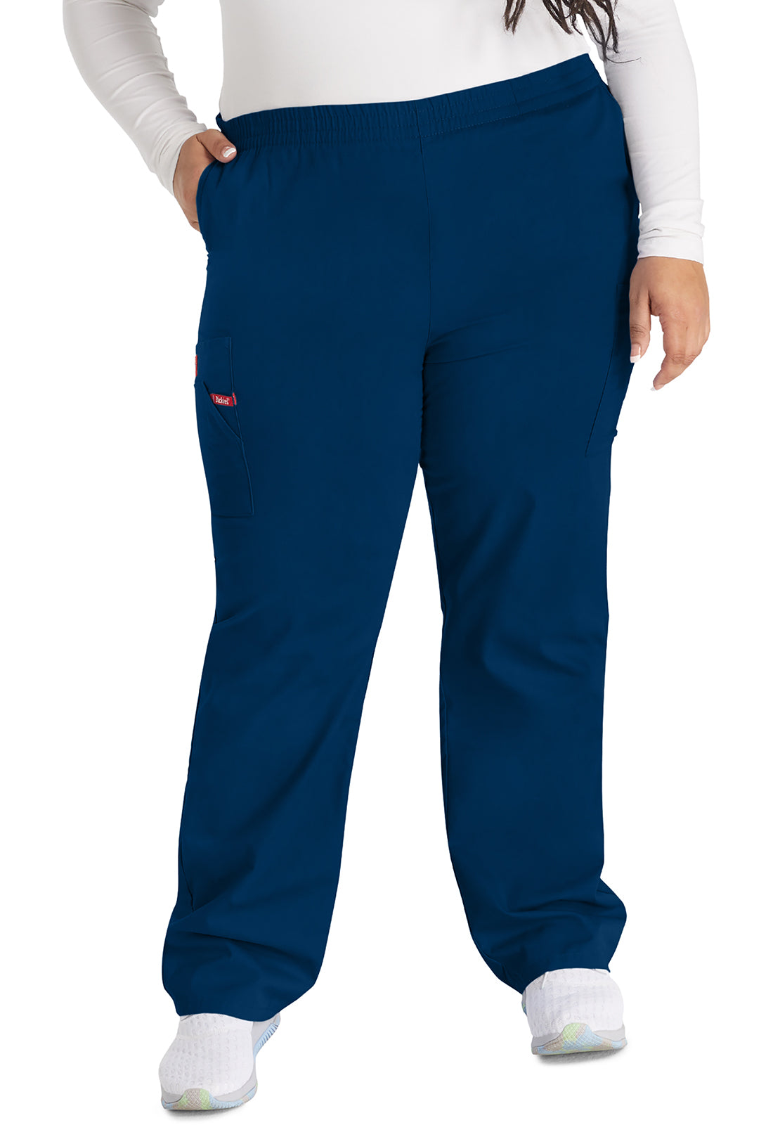 Women's Natural Rise Tapered Leg Pull-On Pant - Navy